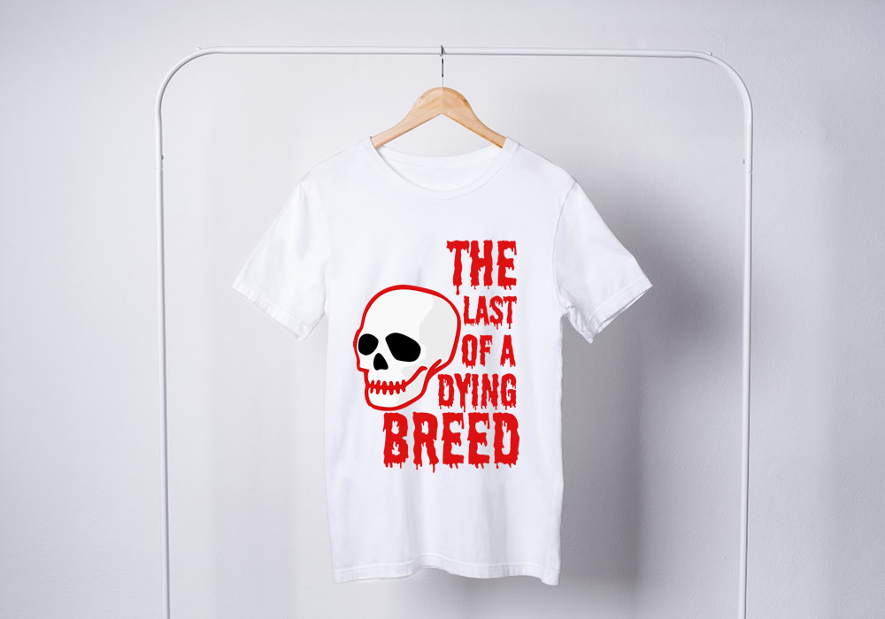 The Last Of A Dying Breed (White) T-shirts